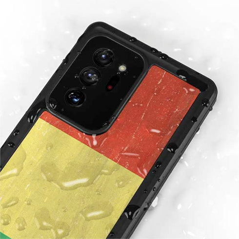 Bolivia Flag Distressed Galaxy Note20 Ultra 5G Waterproof Case